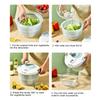Multifunctional Vegetable Salad Dryer Kitchen Accessory 5L Push Spinner Type Fruit Drain Basket Vegetable Washer