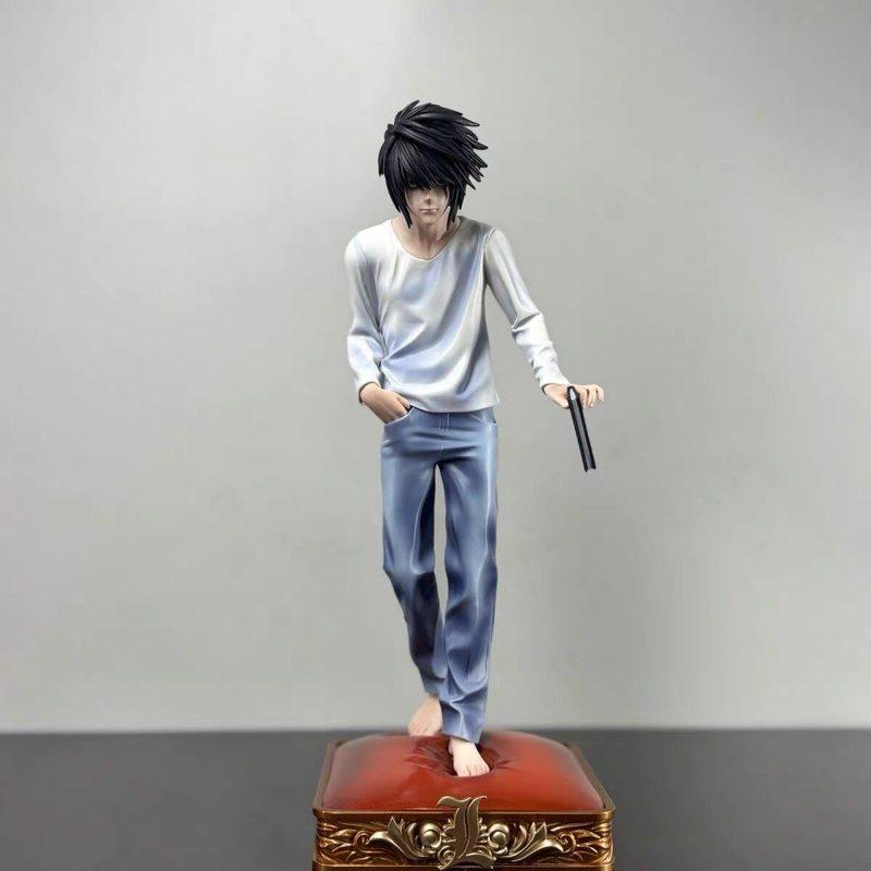 Anime Death Note L Lawliet Action Figure Pvc Figurine Statue Collection Model Desk Decoration Birthday Gift For Adult Collectors