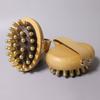 Body Meridians Massage Comb Head Brass Copper Sandalwood Point Massage Meridians Guasha Scalp Massage Brush Relax Massager Tool