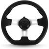 Volante 270mm Accessori Hardware Classici Interni Con Fori Durevole Per Go Kart Veicolo di Ricambio Universale 3 Raggi Schiuma PU