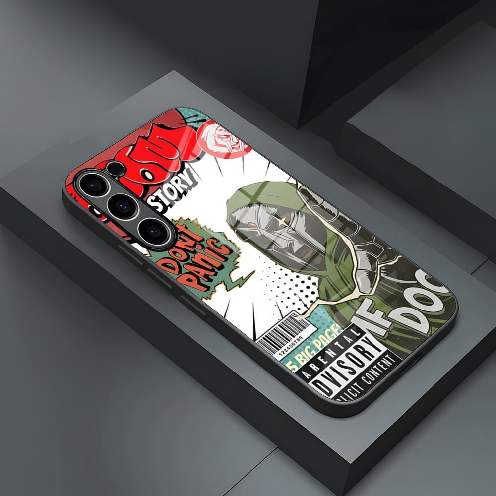 M-MF Rapper D-DOOM Phone Case For S23 Samsung S26 S24 S25 Ultra S22 S20 Fe S21 Plus A54 A34 A53 A16 Glass Cover