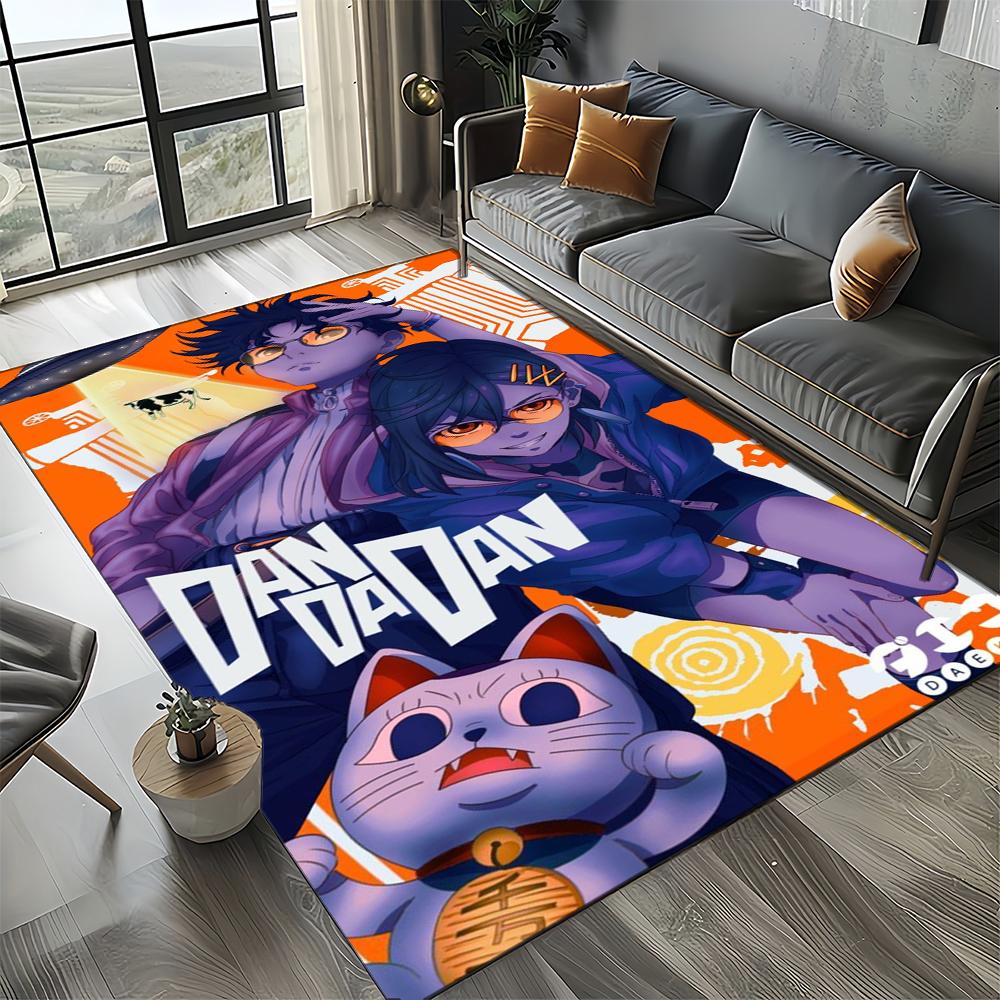 DAN DA DAN Anime Cartoon Non-Slip Carpet Rug for Living Room Bedroom Sofa Kids Play Floor Mat HD Gift