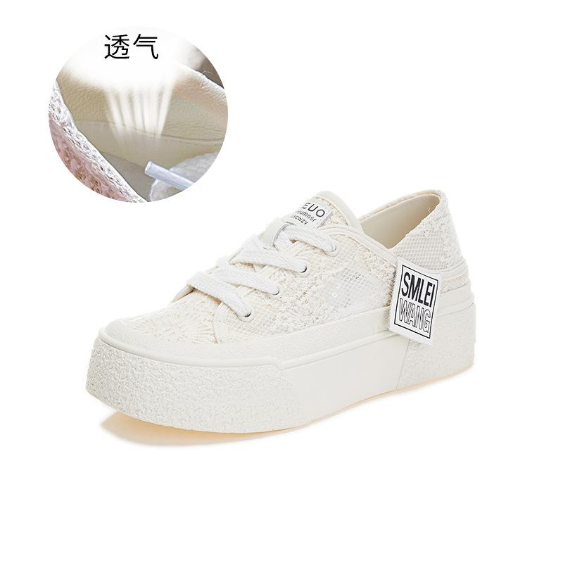 New first-layer sheepskin two wear little white shoes 2025 summer platform shoes casual board shoes women's trendy shoes breathable women's shoes