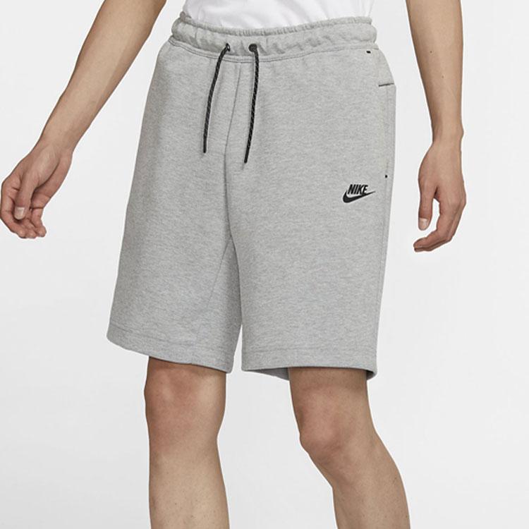 Nike Sportswear Tech Fleece Knit Breathable Shorts Men Bottoms Grey CU4504-063