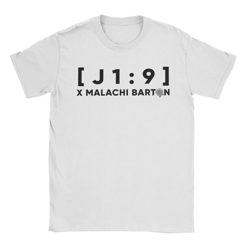 J 19 Malachi Barton Mens Women T Shirt Unique Tee Shirt Short Sleeve Round Collar TShirt Pure Cotton Printing Clothing Summer 3XL