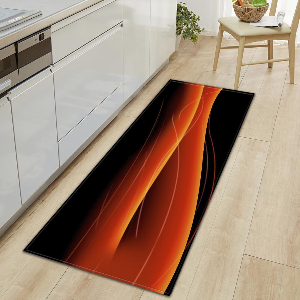 

Кухонний килимок Вхідний дверний килимок Вітальня Спальня Підлоговий килим Коридор Двері ванної Нековзкий килимок 50x80cm