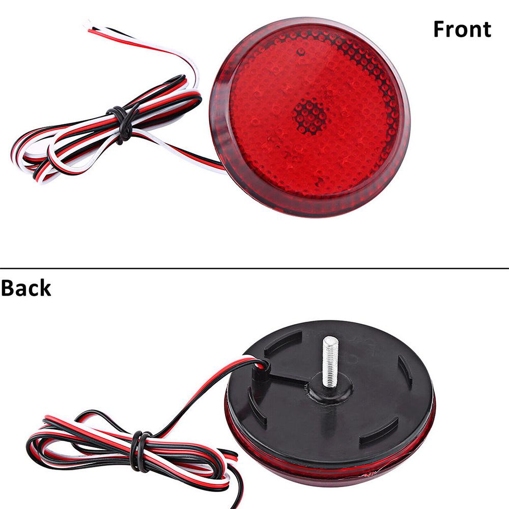 2PCS Red LED Rear Bumper Reflector Tail Light or Toyota Nissan Scion 81910-02040
