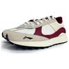Li Ning Comfortable And Breathable Slip Resistant Abrasion Resistant Low top Casual Shoes Women's White Red AGCU178-3