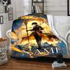 Customiz Name Personality Genshin Impact characters  Blanket Soft &Warm Sofa Office Bed Travel Lunch Break Blanket, Gift Suitable All Seasons