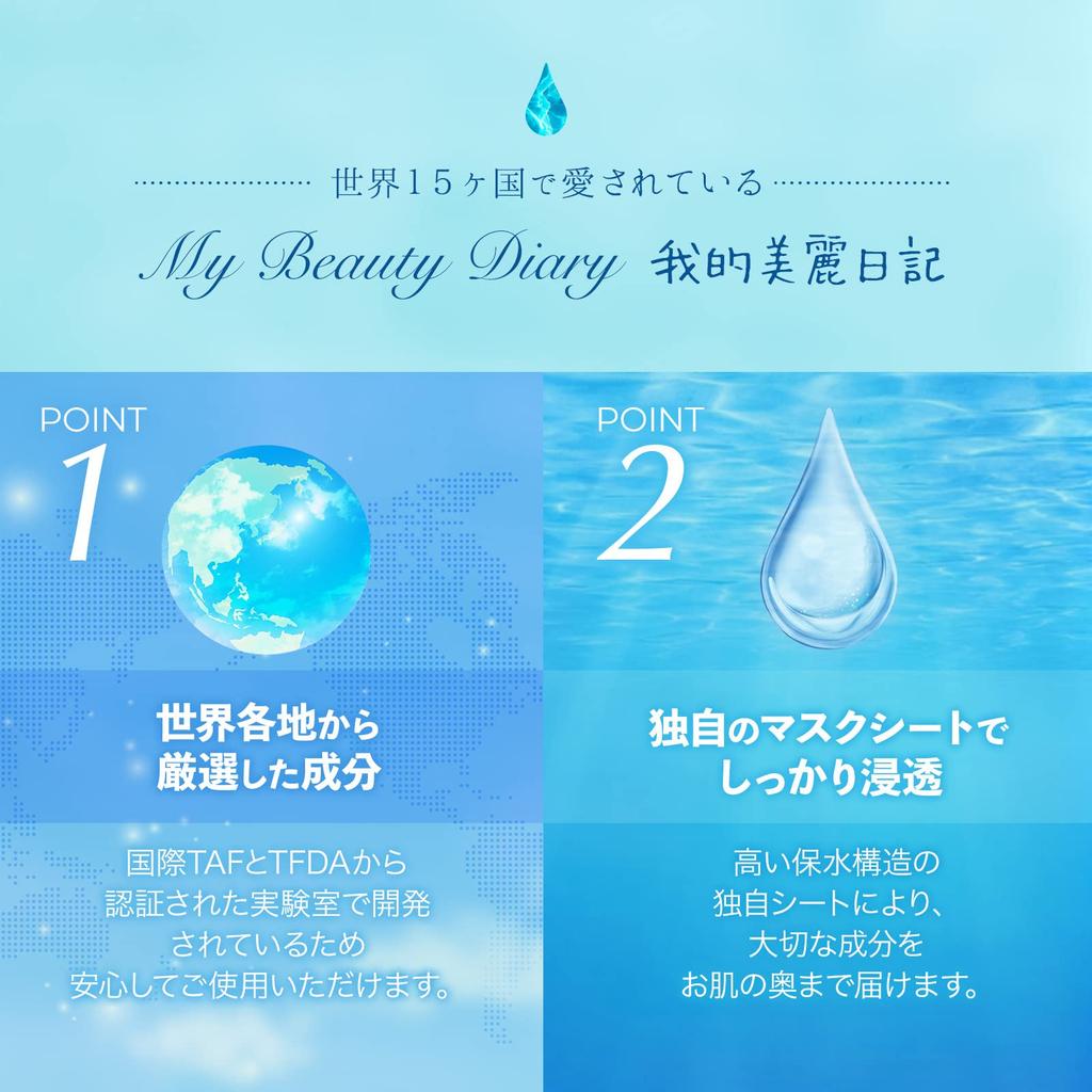 My Beautiful Diary CICA Triple Pair Pore Care Face 20 Sheets Mask, Mask,