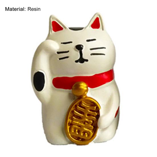 Ornament Crafts Exquisite Realistic Resin Lucky Black Cat Ornament for Cake Topper