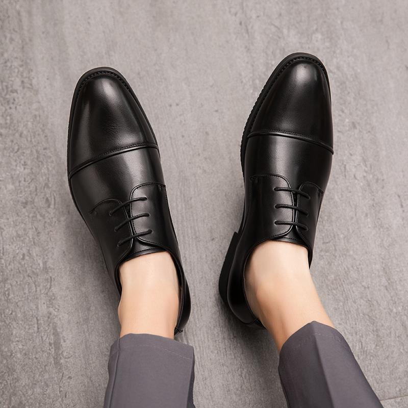 Fashion 2024 Fashion Business Dress Men Shoes New Classic Leather Men'S Suits Shoes Fashion Wedding Dress Shoes Men Oxfords Designer