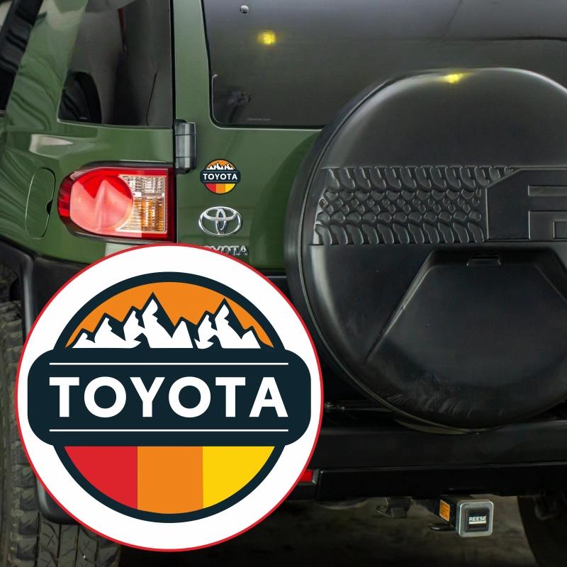 Reflective car sticker, suitable for Toyota TOYOTA off-road vehicle camping adventure overbearing landpatrolFJdecorative sticker