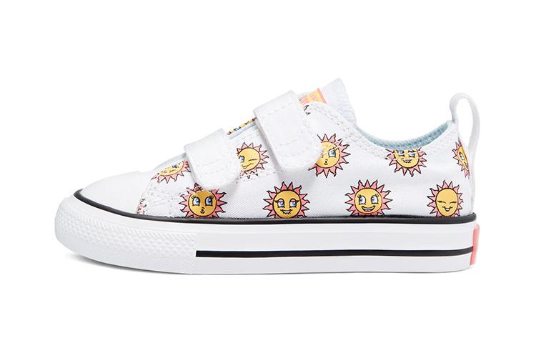 Converse Chuck Taylor All Star Low Top Low top Skateboard Shoes White Yellow Infant And Toddler 770703C