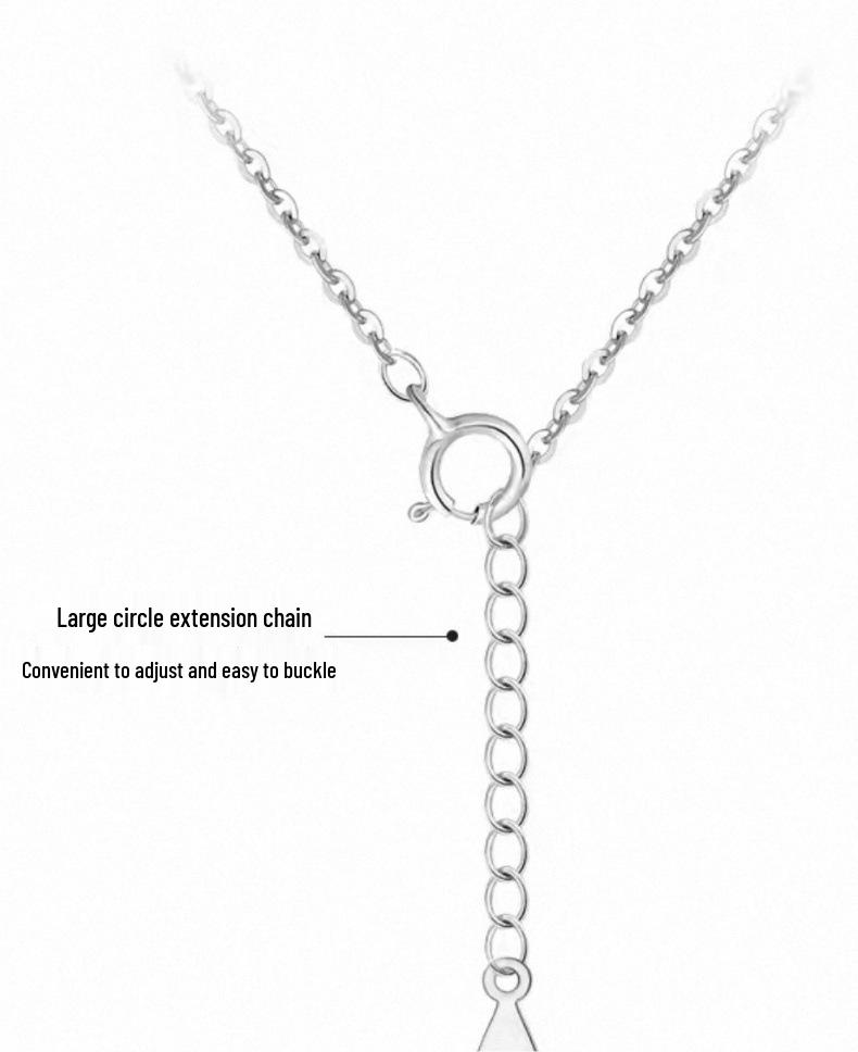 Gold-Plated Zodiac Necklace: 2026 Year of the Horse Red Pendant Clavicle Chain
