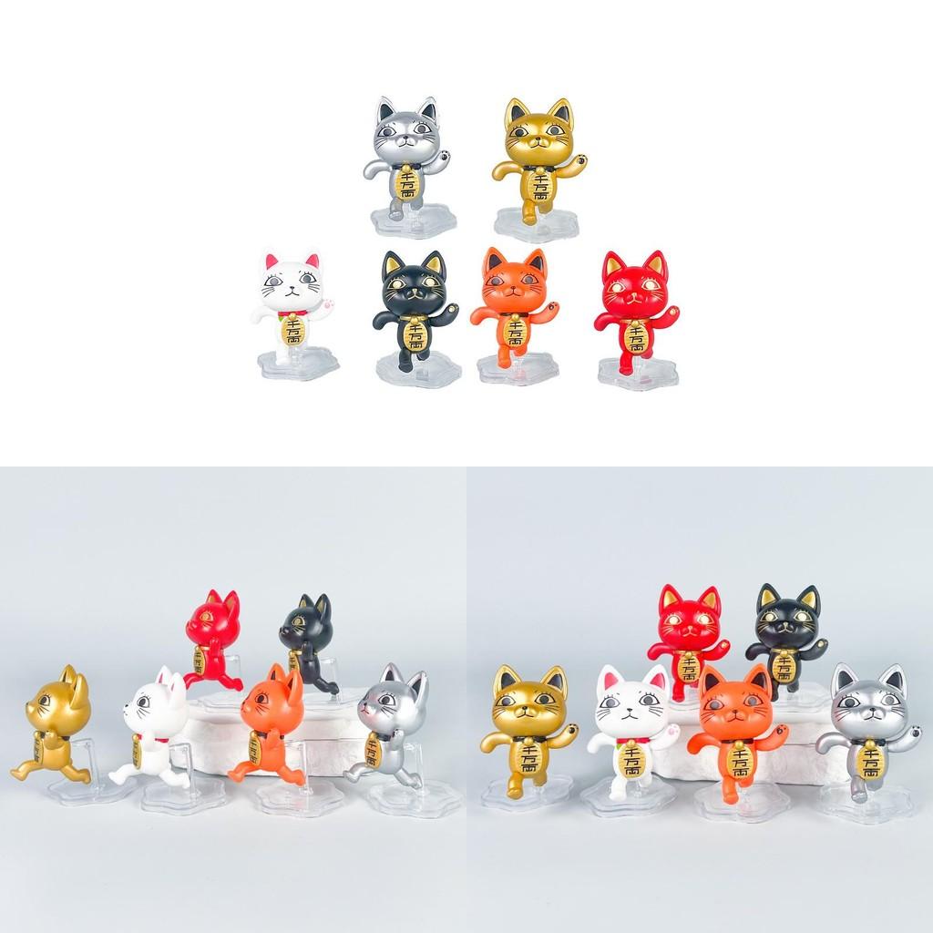 Dandadan Pvc Cat Action Figures Model Toy Desktop Decoration Cute Gift Kids