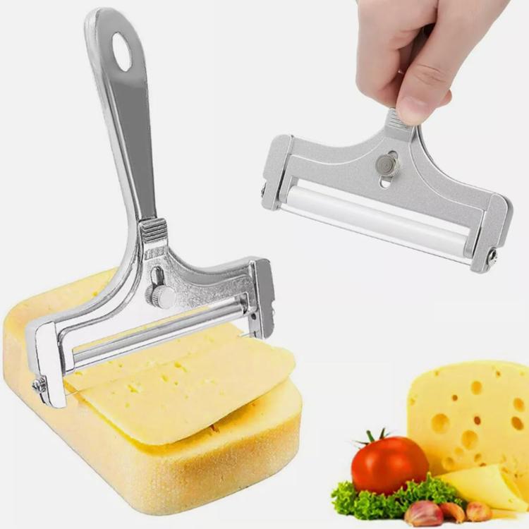 LsCook Adjustable Thickness Butter Cheese Slicer Cheese Scraper серебряный