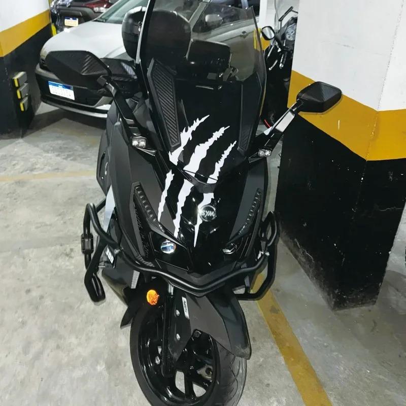 2PCS Motorcycle Monster Claw Scratch Stickers DIY Motocross Helmet Body Vinyl Decals for BMW KTM Kawasaki YAMAHA SUZUKI HONDA