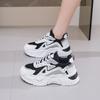 Niche Thick-soled Round-head Mesh Breathable Shoes Autumn Dad Shoes Campus Wind Shoes