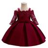 0-10 Years Baby Girl Wedding Dress 1st Birthday Dress For Christmas Kids Clothes Child Christening Princess Evening Clothing