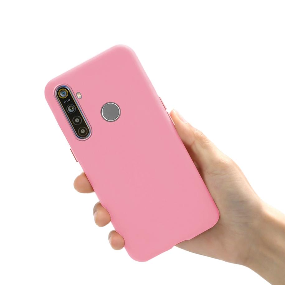 Liquid Silicone Case for Realme 5 5i 5Pro Case Bumper Luxury TPU Soft Back Shell for OPPO Realme 5 Pro 5i 5S Matte Cases Realme5