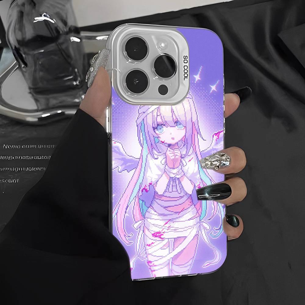 

Чехол для телефона Needy Girl Overdose Game Цвет Серебряный Корпус Для IPhone 17 16 15 14 13 12 11 Pro Max Plus iPhone 12 pro