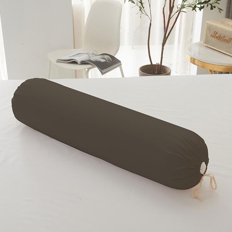 Jednobarevný válcový dlouhý povlak na polštář