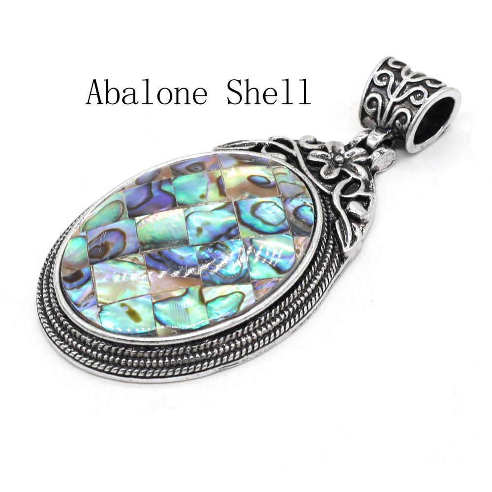 1 шт. винтажный овальный хрустальный кулон в богемном стиле — фото 17