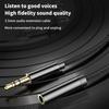 10M Long 3.5Mm Gold-Plated Thickened Headphone Cable Audio Extended Adapter Cable Aux Computer Audio Cable Durable