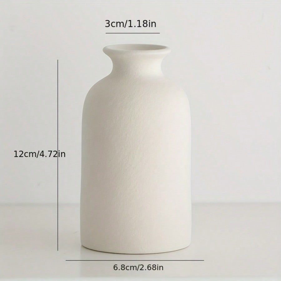 

Minimalist Ceramics Vase Ceramic Flower Vase Home Decoration Flower Arrangement on The Living Room Desktop Ornament Accessories
