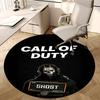 Call of Duty Ghost,BO 7 Manhattan Chair Mat Round Rug Office Carpet, Machine Washable, Non Slip, Suitable for Living Rooms, Bedrooms