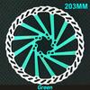 Ultralight 160/180/203mm Bisiklet Hidrolik Disk Fren Rotoru Dağ Yol Yarışı MTB Bisiklet Fren Diski 6 Cıvata ile