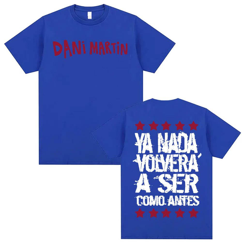 

Rapper Dani Martin Album Graphic 100%cotton men s shirt Y2k Hip Hop O-Neck Short Sleeve women s summer fashion oversized Tshirt L
