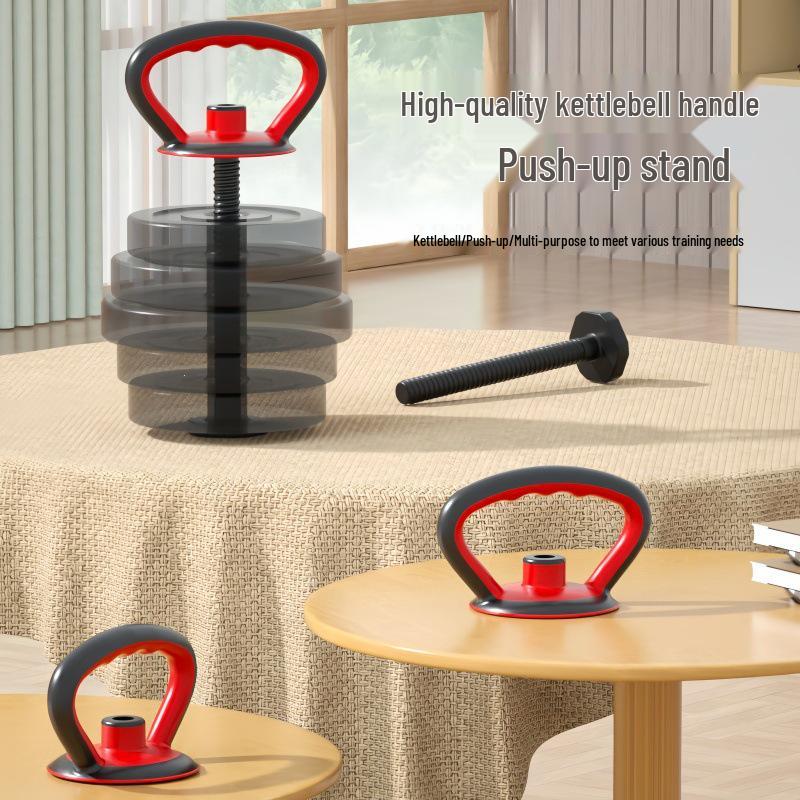 Adjustable Kettlebell Handle & Dumbbell Stand for Home Fitness