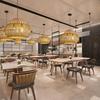 Boho Seagrass Pendant Light Fixtures 18.9 3-Light Hand Woven Rattan Chandelier for Dining Living Bedroom Kitchen Farmhouse