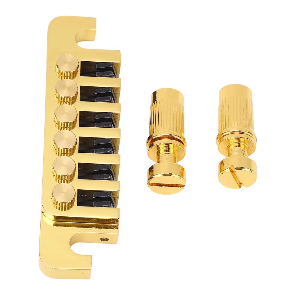 Guitar Bridge Tailpiece Reversible Wrap Around Saddle Bridge Stop Tailpiece for LP EPI Style