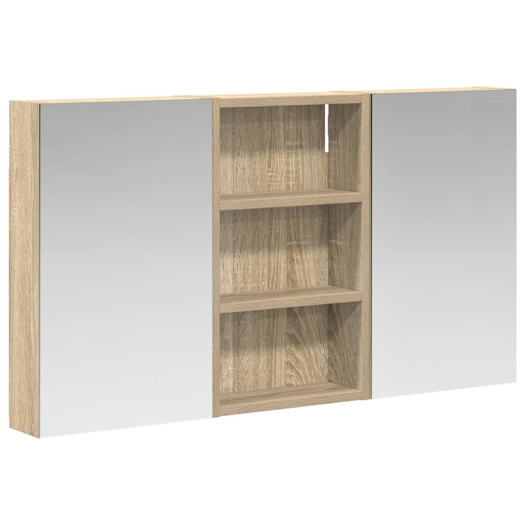 Bathroom Cabinet Set 3 Pcs 90 X 10.5 X 50 Cm Particleboard