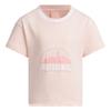 Sportswear Series Fashion Comfortable Soft Versatile Short Sleeve Kids Tops Ice-Crystal-Pink JL7576