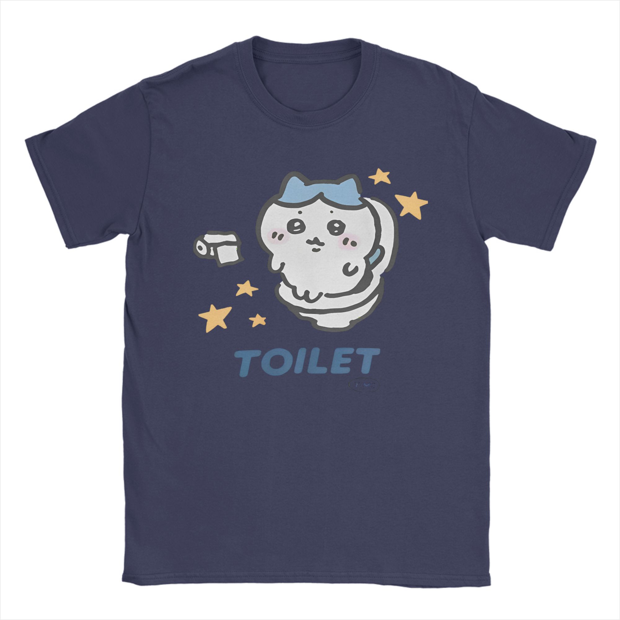 

Chiikawa Japanese Funny Toilet Meme T-Shirt for Men Fashion Cotton Tee Shirt Crew Neck Short Sleeve T Shirt 6XL merch 4XL