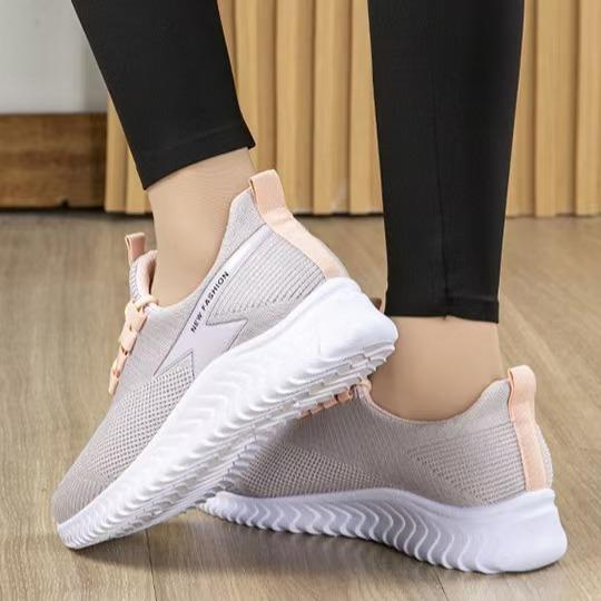 Anti-slip Elderly Shoes Lightweight Sports Shoes Casual Middle School Women's Shoes Spring Old Steadi Shoes Soft Sole Comfortable Mother Shoes