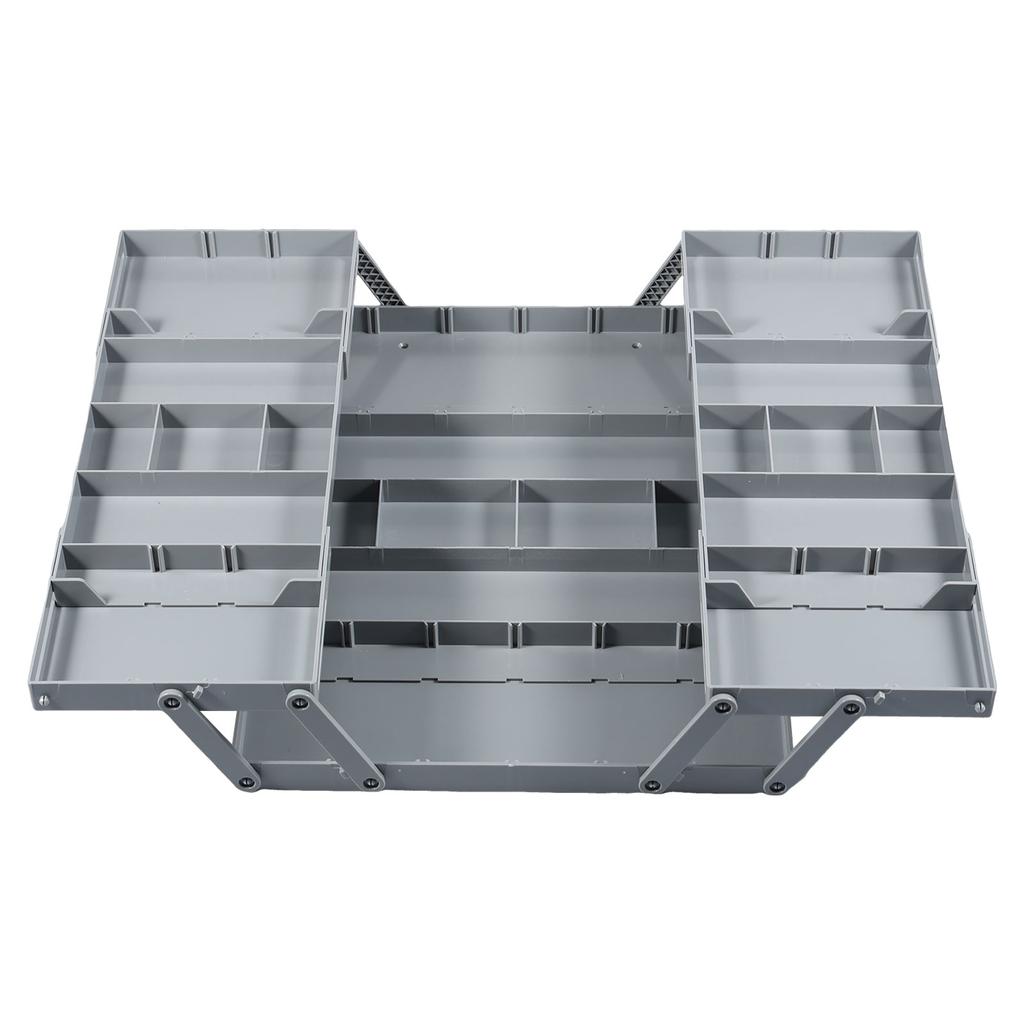 2/3 Tier Foldable Drawer Organizer Expandable Desk Organizer Trays with Adjustable Compartments for Office,Kitchen Supplies