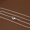 Cross Border Goods From Europe America Along Island Silver Plated Necklaces Jewelry Women Water Wave Chain Pendants With Short Collarbone Accessories