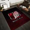 Attack On Titan Themed Carpet with Wings of Freedom Design Suitable for Use As an Anti-slip for Living Room Bedroom Sofas