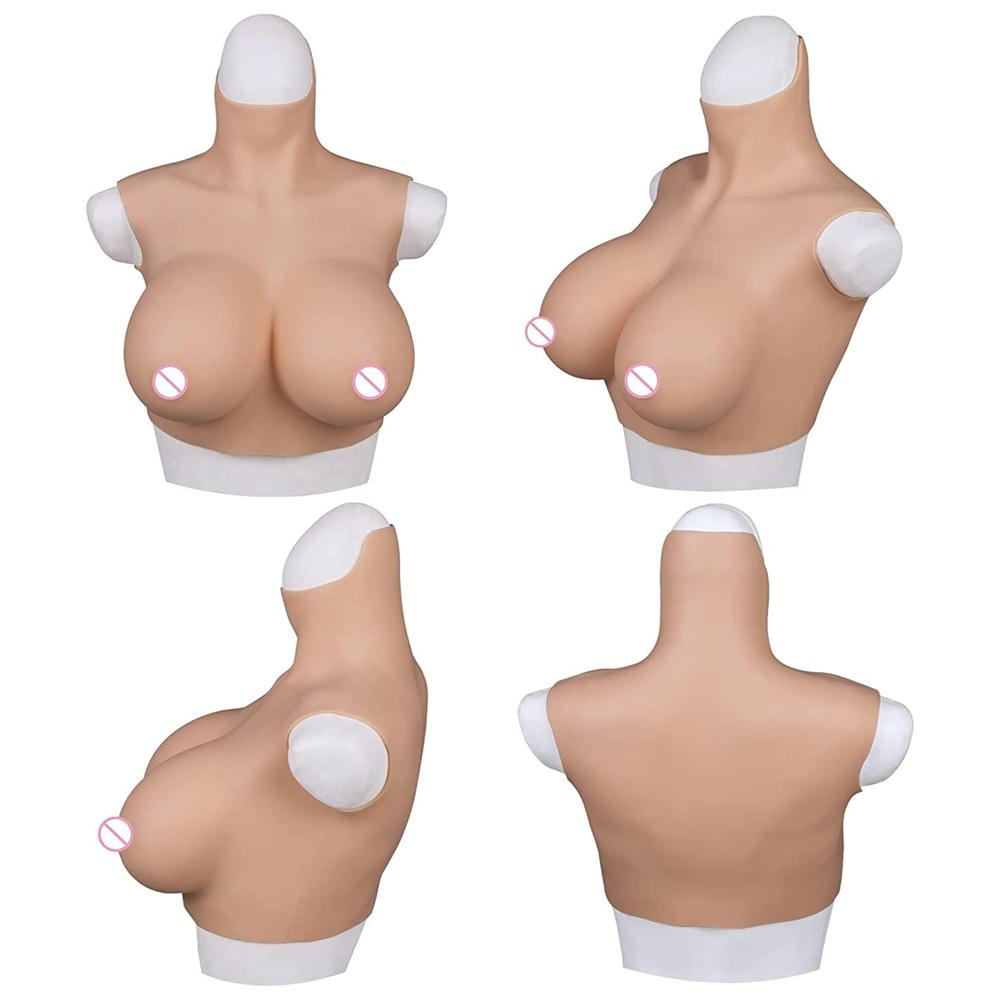 Silicone Breastplate Fake Boobs False Breasts B/C/D/E/G Cup For Breast Forms For Transgender Crossdressers Silicone Filling