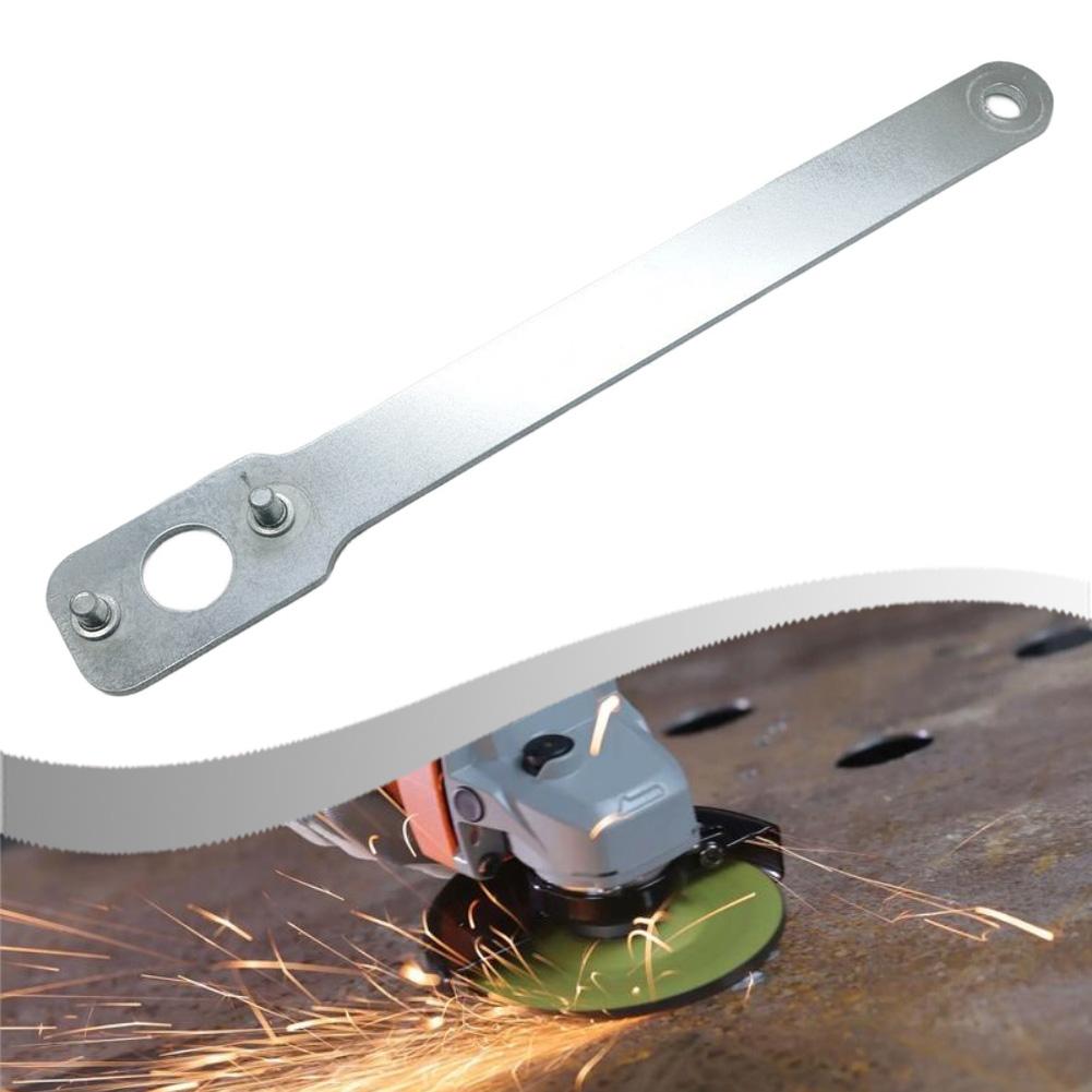 Iron Grinder Wrench for 230mm Angle Grinder with 180 Degree Angle and 35mm Distance Suitable for Polishing Tasks