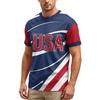 Men's Casual Printed Round Neck Short Sleeve T-Shirt, Lightweight and Breathable for Everyday Wear