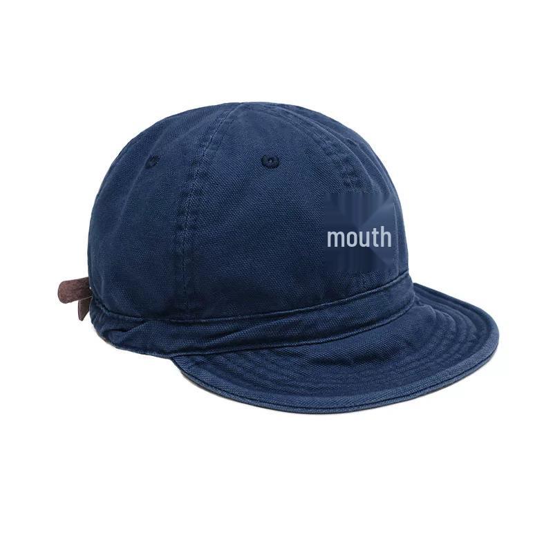 Kids' Summer Sun Protection Embroidered Baseball Cap - Soft Duckbill Design
