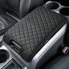 ISSYAUTO Center Console Cover Armrest Lid Cover Compatible with 2009-2014 F150, Leather Arm Rest Covering for Car, Well-Make Durable Middle Console