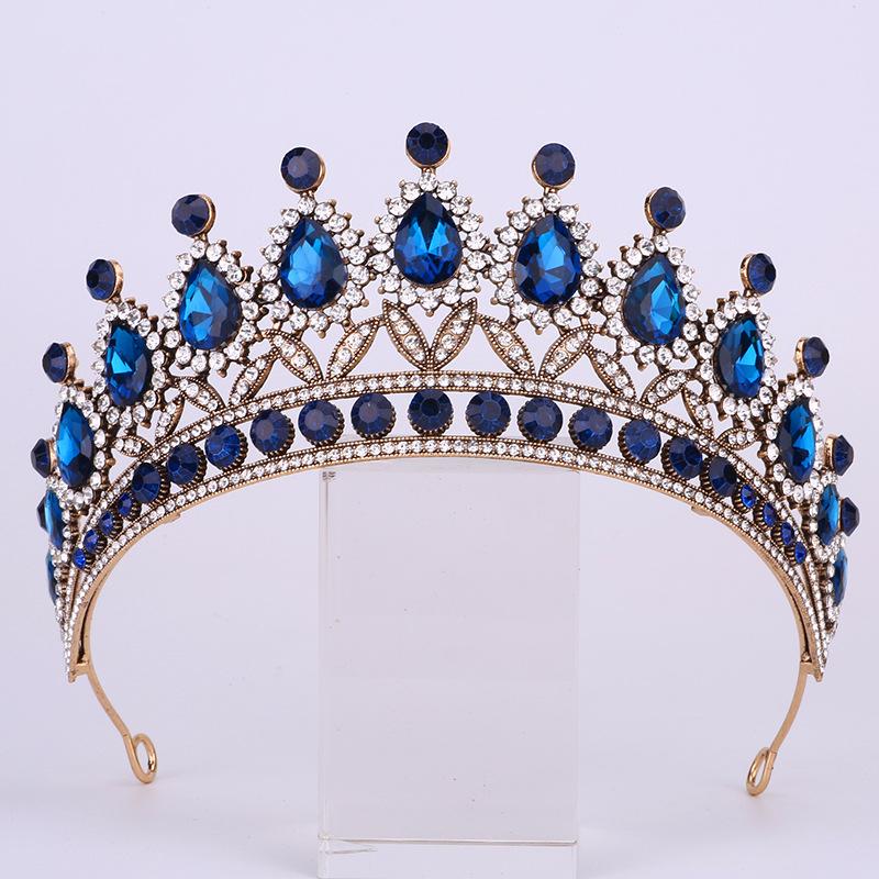 Bridal Crown Wedding Birthday Party Tiara Princess Adult Hair Accessories Alloy Rhinestone Crown