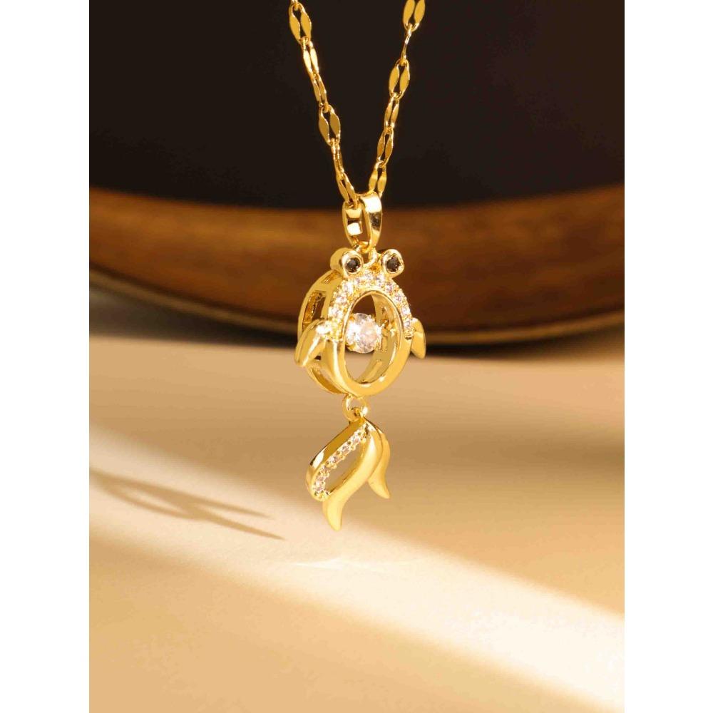 Necklace Does Not Fade Women's Summer Smart Love Versatile Necklace Women's High-end Titanium Steel Accessories